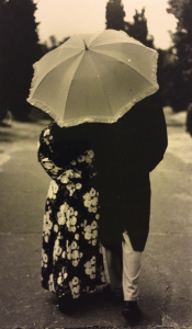 Walking together as husband ad wife